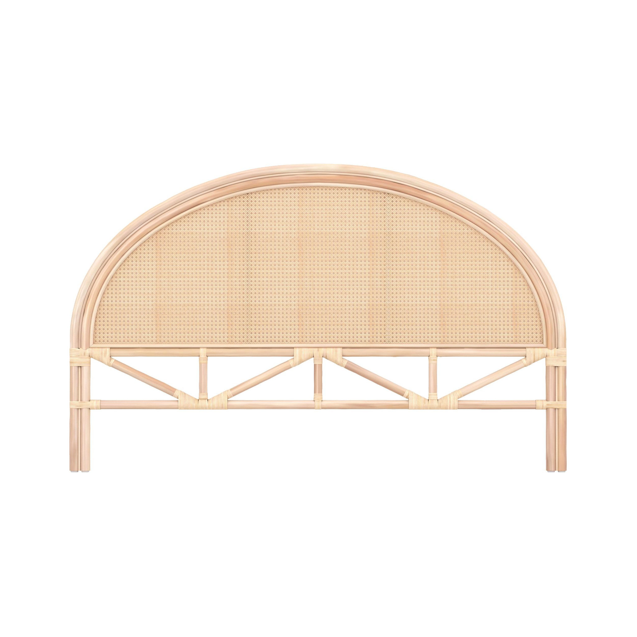MAISON PAVANE Tête de lit 160 cm en rotin et cannage-néora