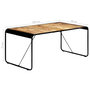 Voir la diapositive 6 : VIDAXL Table de salle a manger 180x90x76 cm Bois de manguier brut