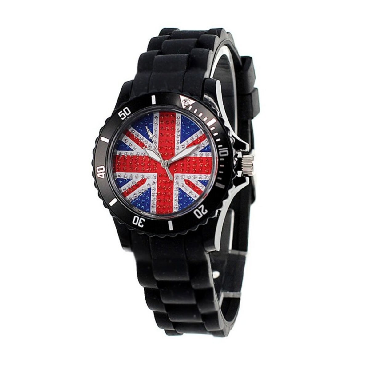 SC CRYSTAL Montre femme drapeau anglais