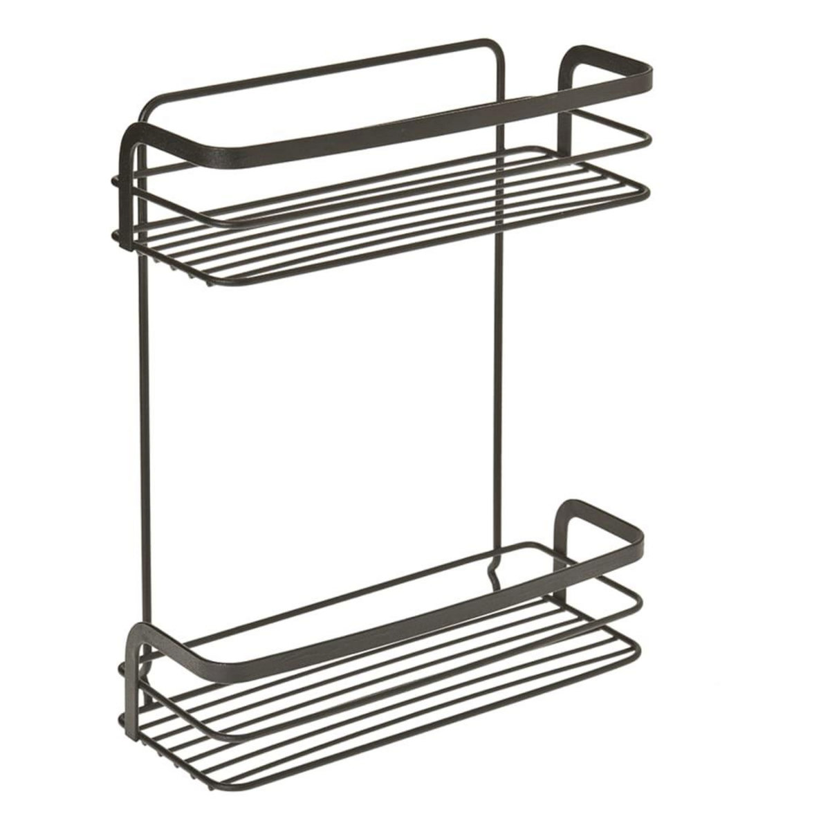 Metaltex Metaltex Etagere de douche a 2 niveaux Noir