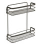 Voir la diapositive 2 : Metaltex Metaltex Etagere de douche a 2 niveaux Noir