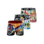 Voir la diapositive 1 : FREEGUN Lot de 3 boxers homme Pop Summer Art