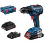 Voir la diapositive 1 : BOSCH Perceuse-visseuse Bosch Professional GSR 18V-55 + 2 batteries ProCore 4,0Ah + L-BOXX - 06019H5204