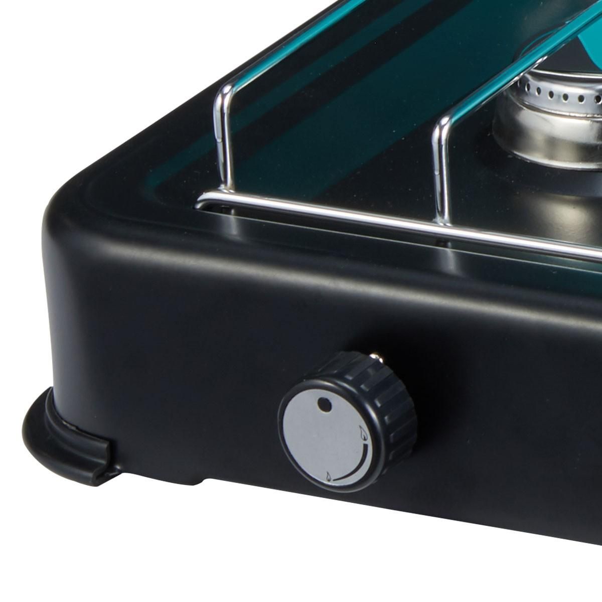 INTEC Plaque de cuisson gaz 3 feux 3000W Table de cuisson portable + Tuyau butane/propane INTEC