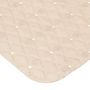 Voir la diapositive 2 : Paris Prix Fond de Bain PVC  Diamond  35x70cm Beige Lin