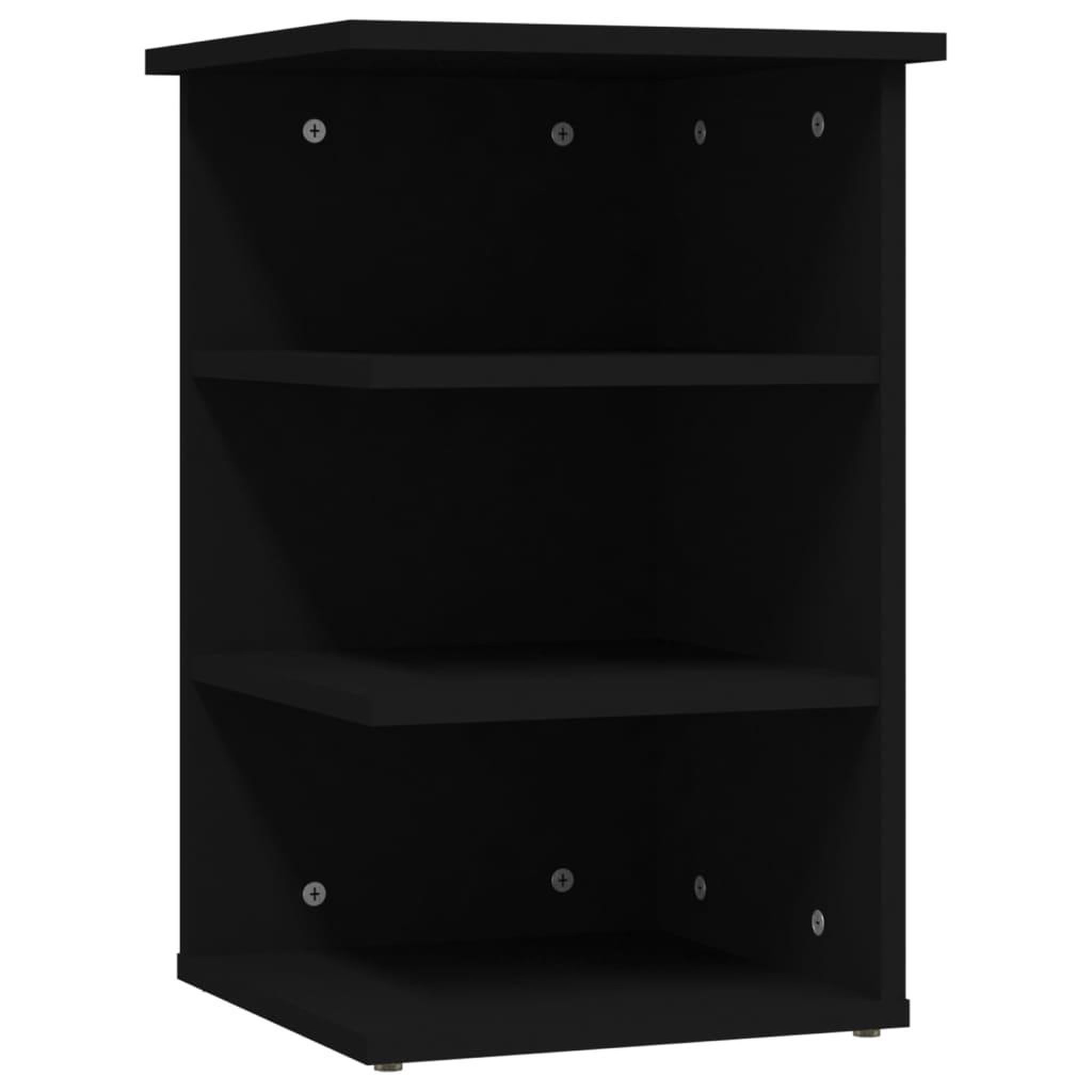 Voir la diapositive 2 : VIDAXL Armoire laterale Noir 35x35x55 cm Agglomere