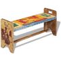 Voir la diapositive 3 : VIDAXL Banc Bois massif recycle 100x30x50 cm