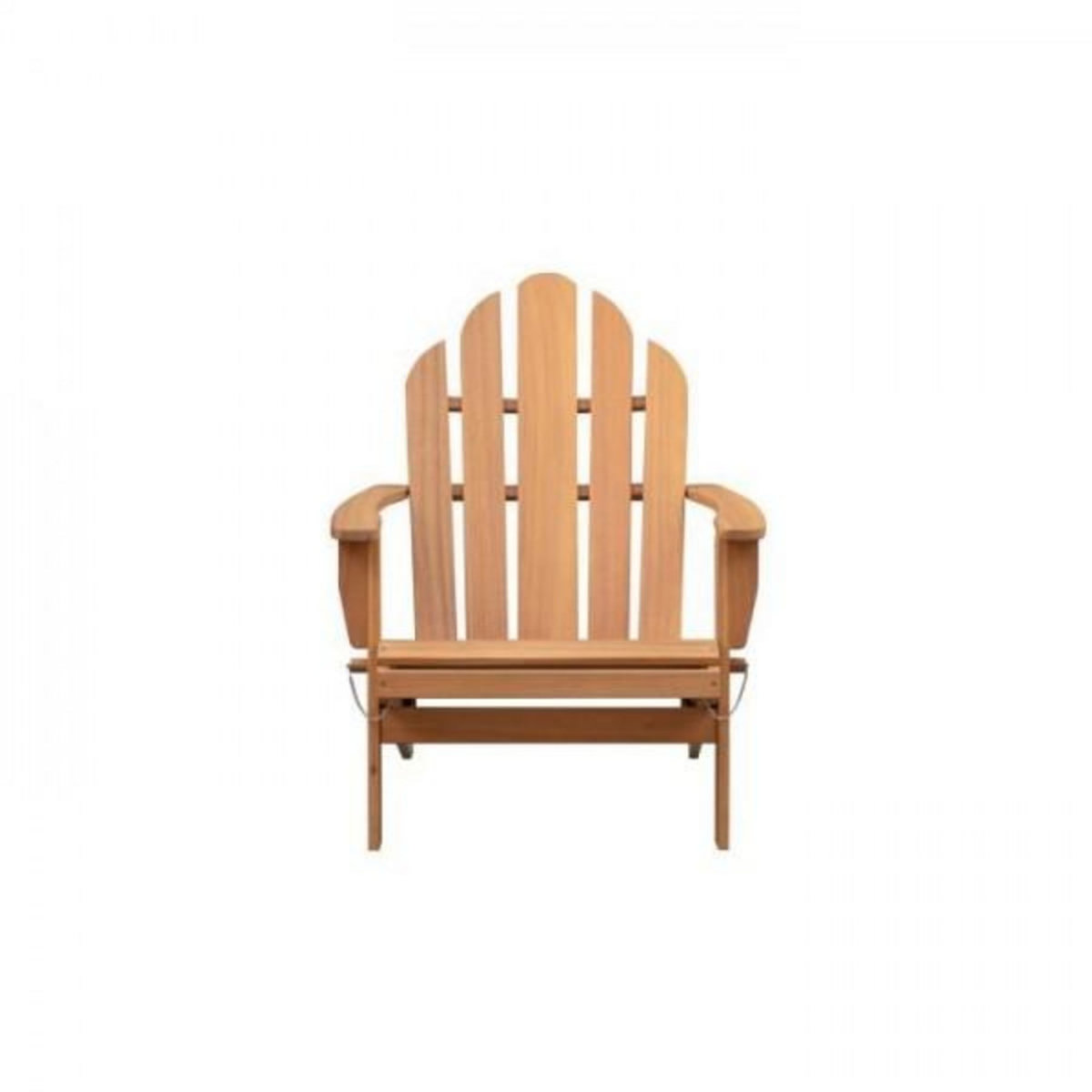 MARKET24 Fauteuil de jardin pliable en bois d'Acacia FSC - 72,5 x 89,5 x H.94 cm