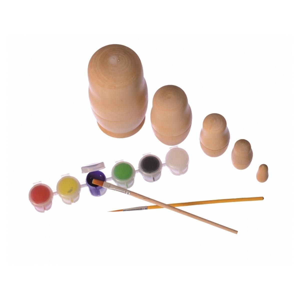 EGMONT TOYS Matrioshka en bois a peindre