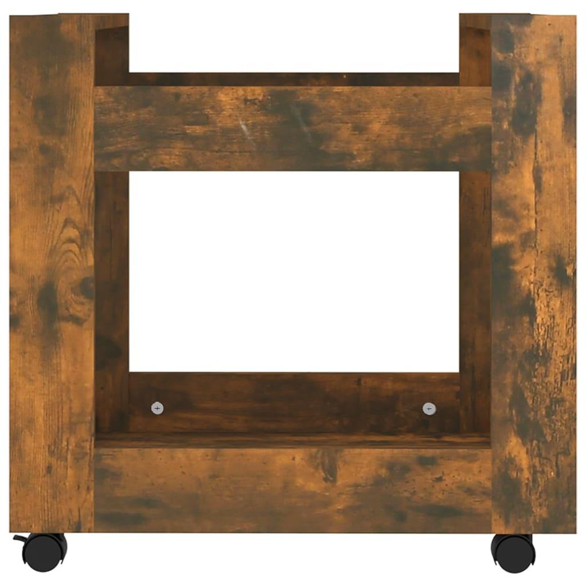 Voir la diapositive 5 : VIDAXL Chariot de bureau Chene fume 60x45x60 cm Bois d'ingenierie