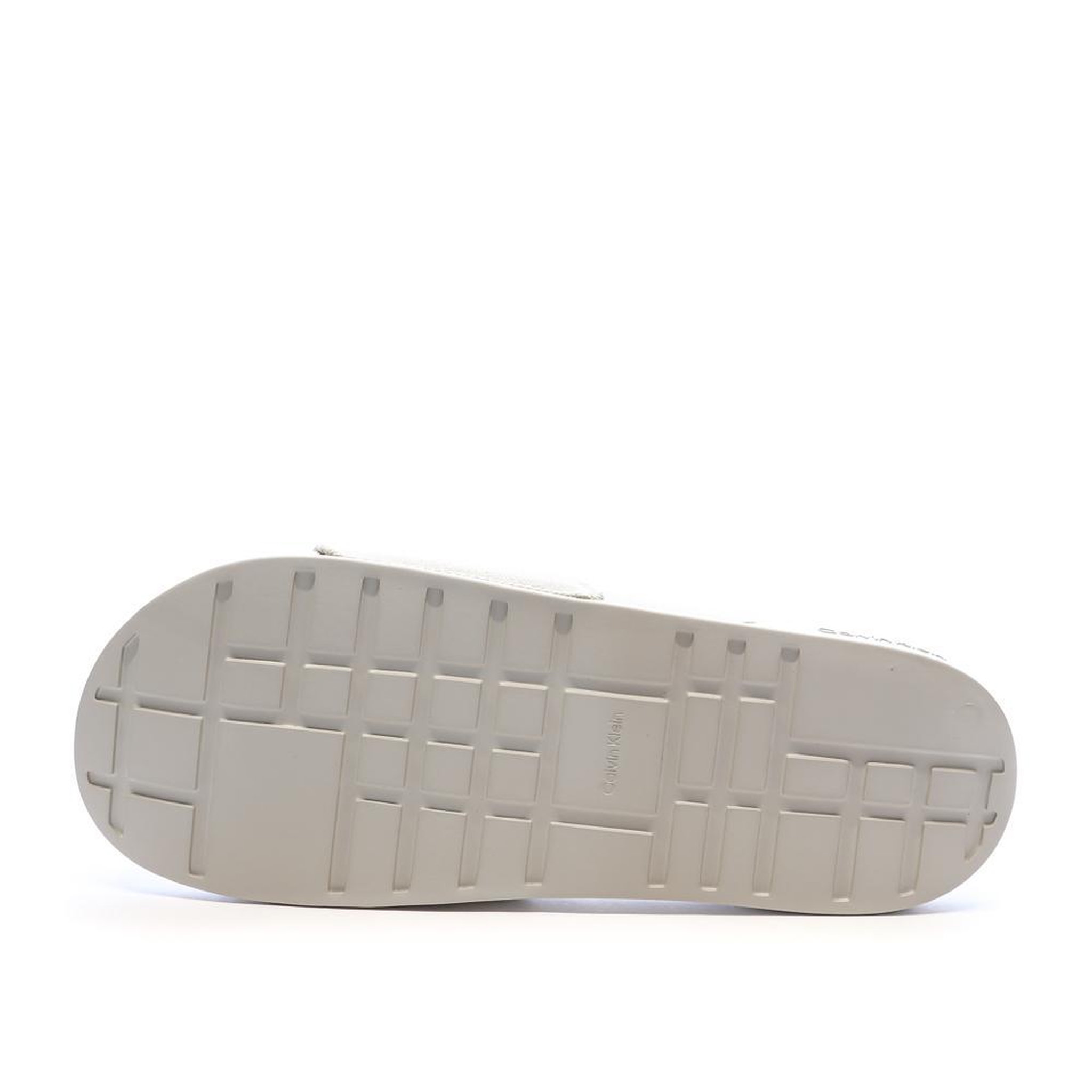 Voir la diapositive 2 : CALVIN KLEIN JEANS Claquette Beige Homme Calvin Klein Jeans Slide