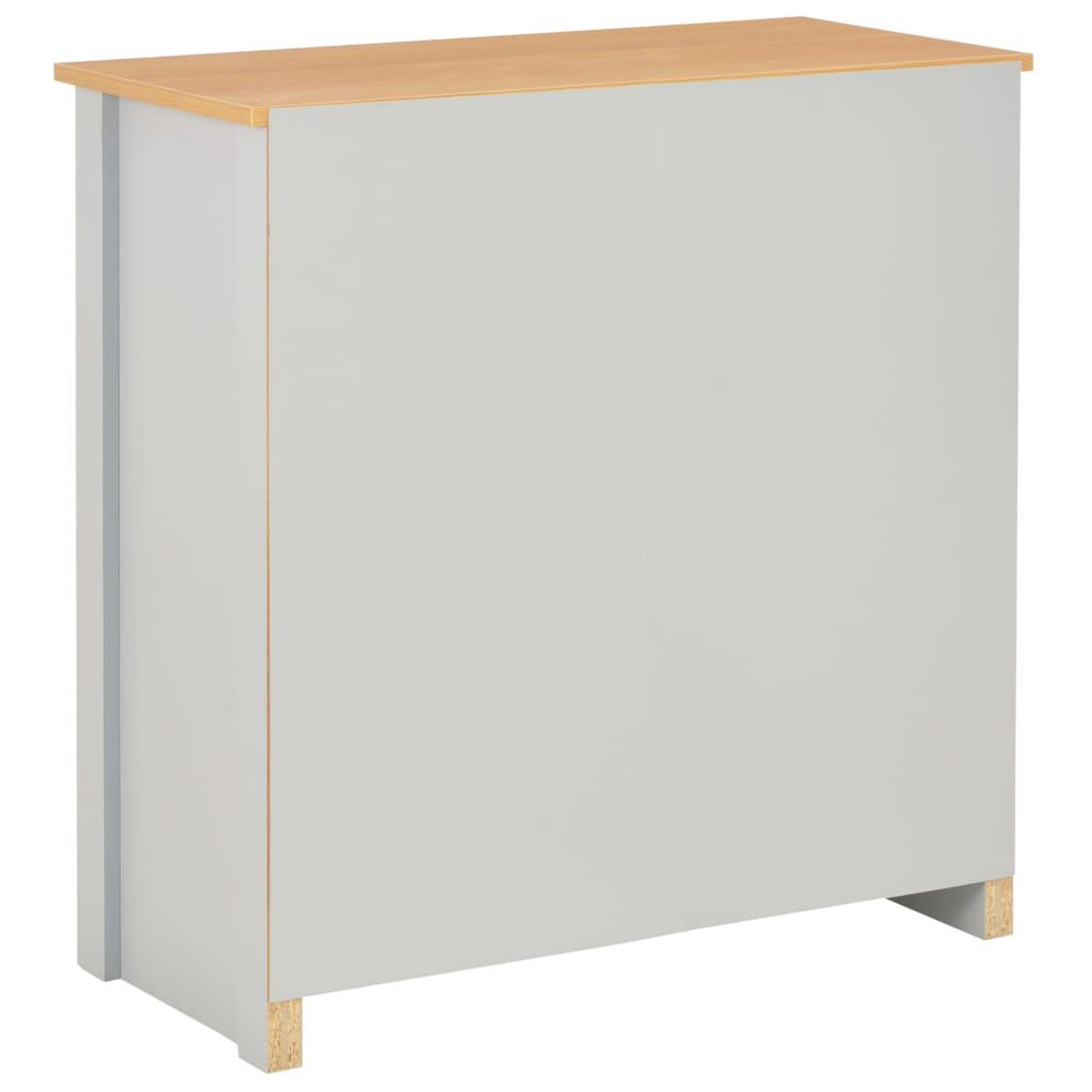 Voir la diapositive 4 : VIDAXL Buffet Gris 79x35x81 cm