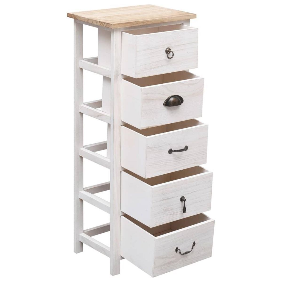 VIDAXL Armoire laterale 35x25x87 cm Bois de Paulownia