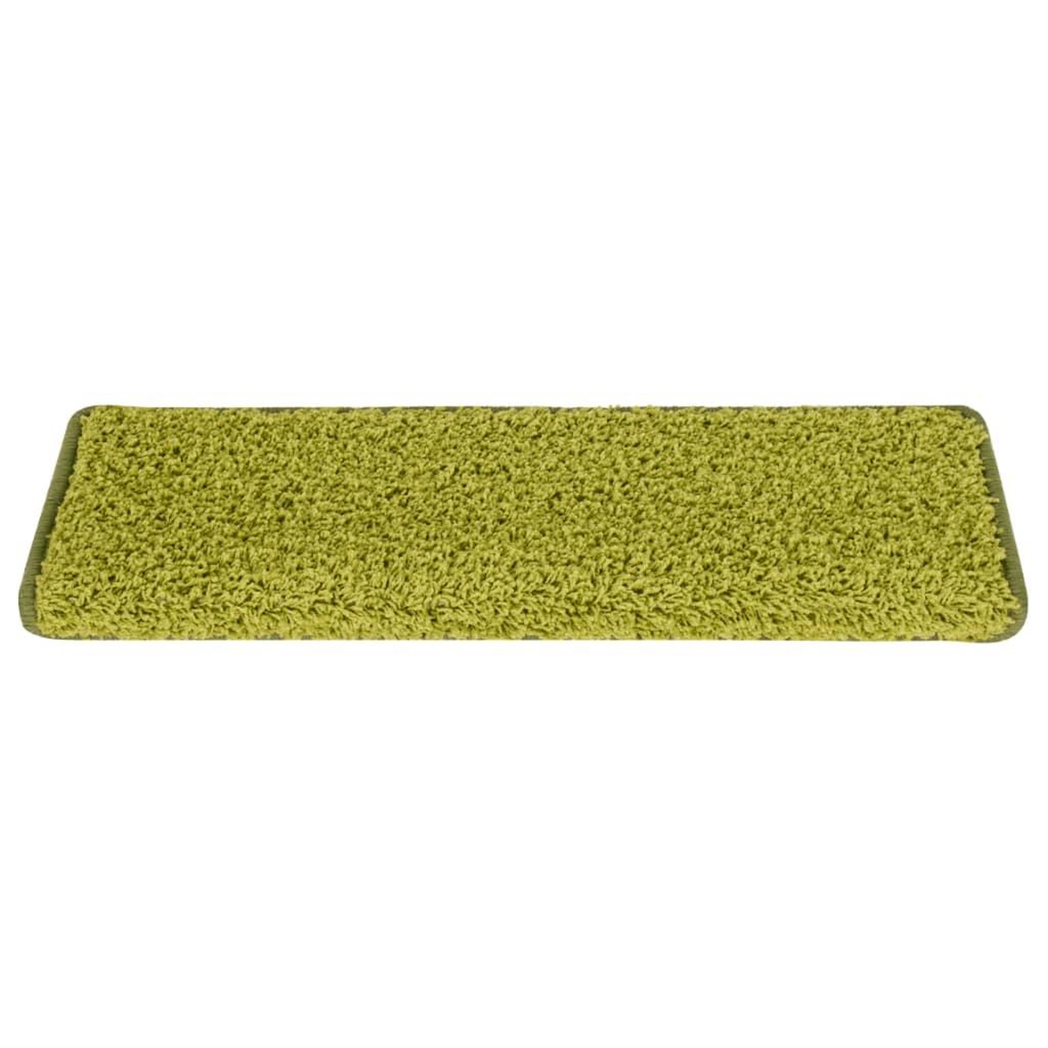 Voir la diapositive 3 : VIDAXL Tapis d'escalier 15 pcs 65x21x4 cm Vert