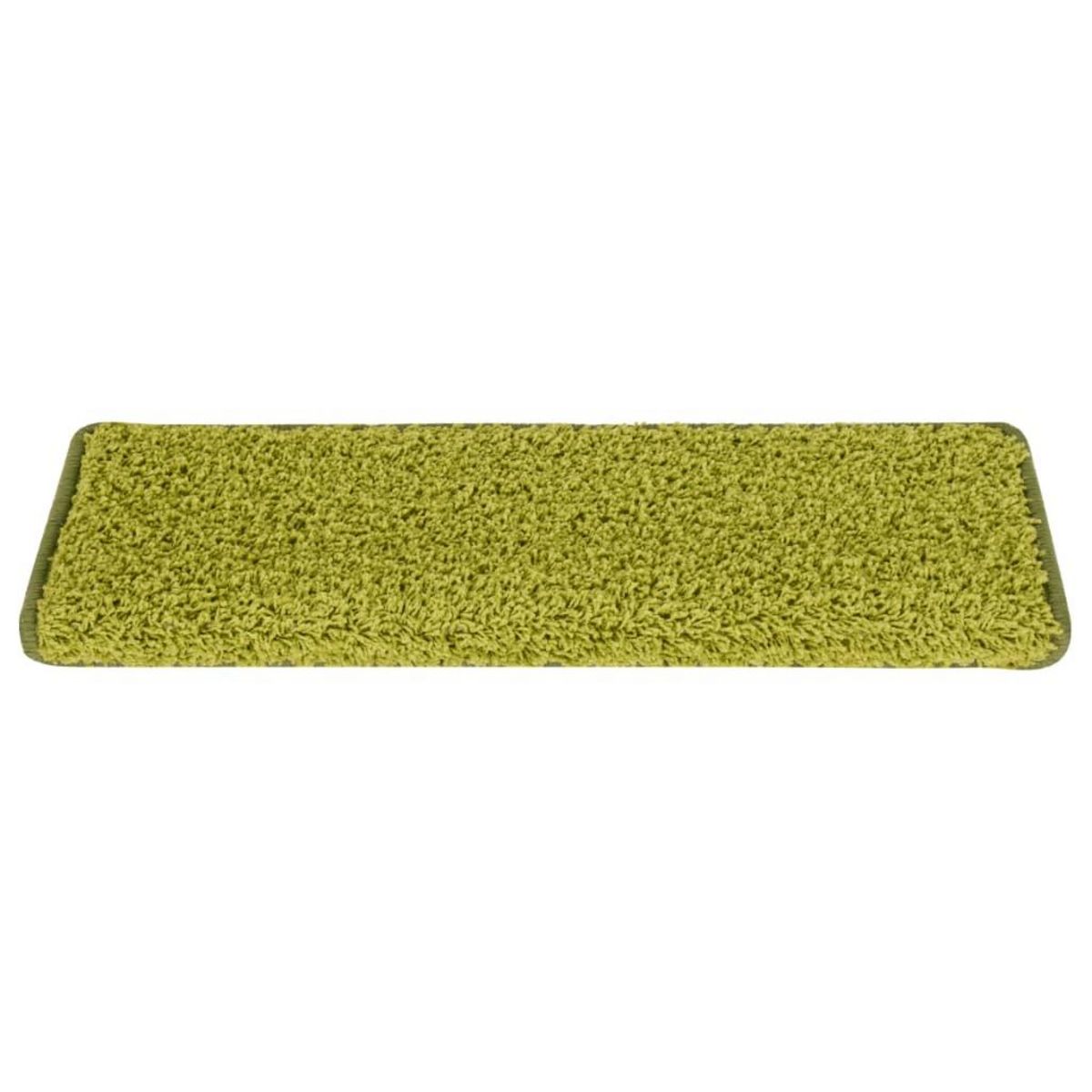 VIDAXL Tapis d'escalier 15 pcs 65x21x4 cm Vert