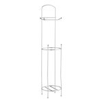 Paris Prix Dérouleur Papier WC Avec Réserve  Filano  65cm Chrome