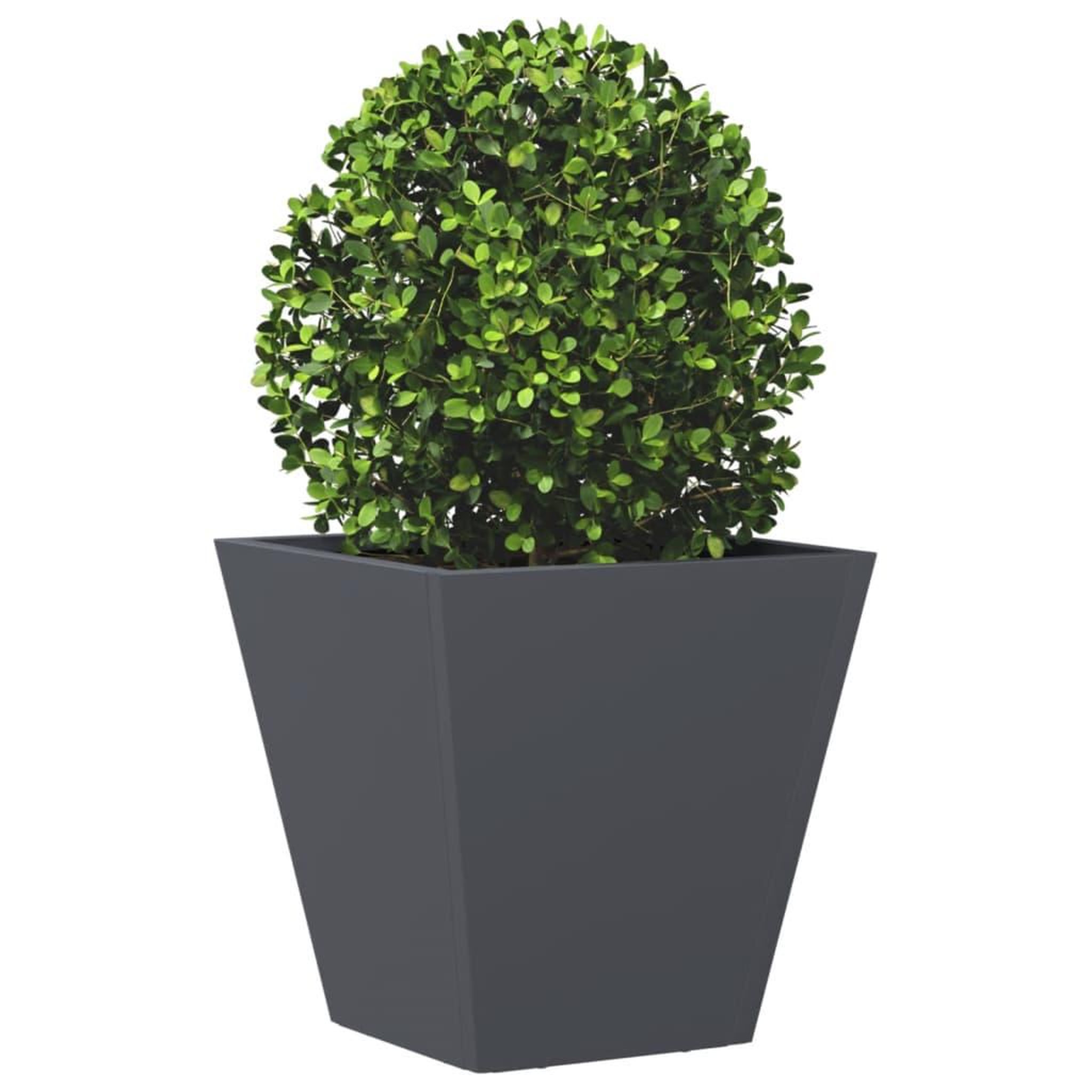 Voir la diapositive 3 : VIDAXL Jardiniere anthracite 30x30x30 cm acier