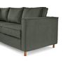 Voir la diapositive 5 : LISA DESIGN Jake - canapé déhoussable d'angle gauche 5 places en velours