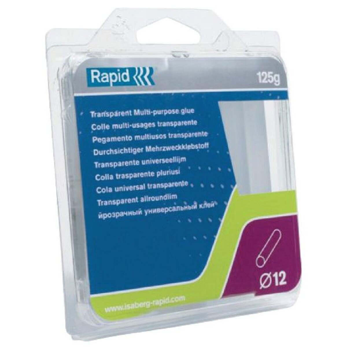 Rapid Colle multi-usage Ø 12 mm - 94 mm transparente