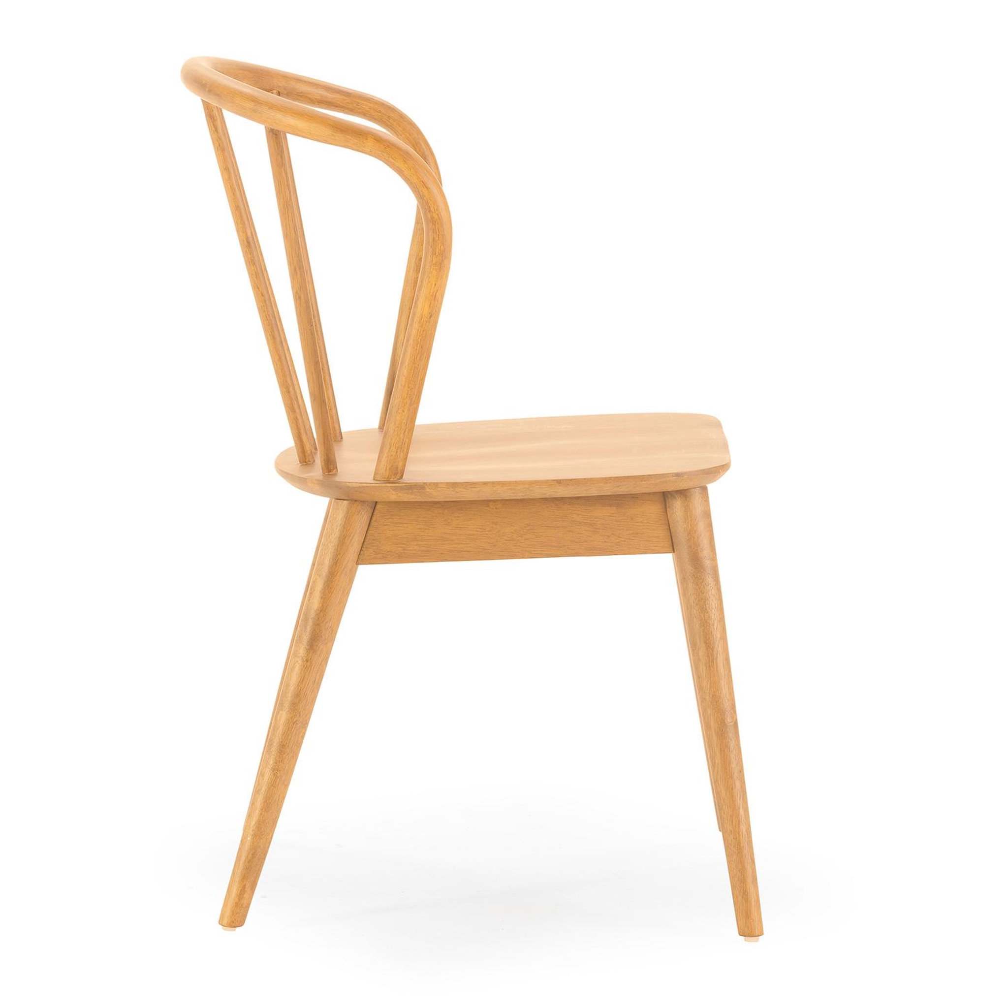 Voir la diapositive 4 : VS VENTA-STOCK Pack 2 chaises Brisa en bois coleur chêne