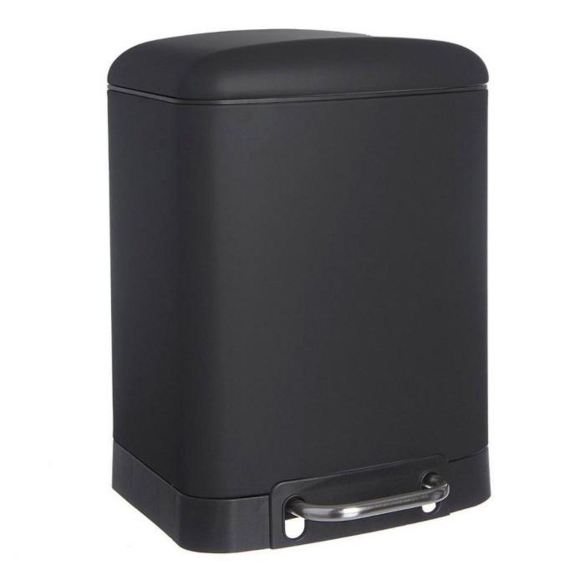 FIVE Poubelle à Pédale en Métal  Ariane  6L Noir
