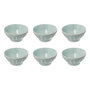 Voir la diapositive 1 : SECRET DE GOURMET Lot de 6 Bols Design  Roma  56cl Bleu Clair