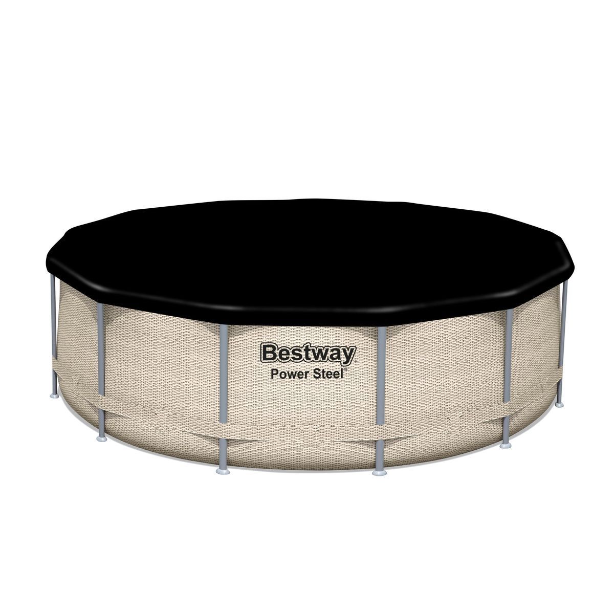 BESTWAY Piscine hors sol ronde Power Steel&trade; 396 x 107 cm