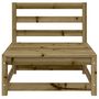 Voir la diapositive 4 : VIDAXL Canape de jardin sans accoudoirs 70x70x67 cm bois pin impregne