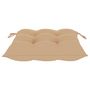 Voir la diapositive 5 : VIDAXL Chaises de jardin et coussins beige lot de 4 Bois teck massif