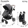 Voir la diapositive 7 : NANIA Poussette combinée 3 en 1 ROMY  Siège auto BEONE Grp 0+