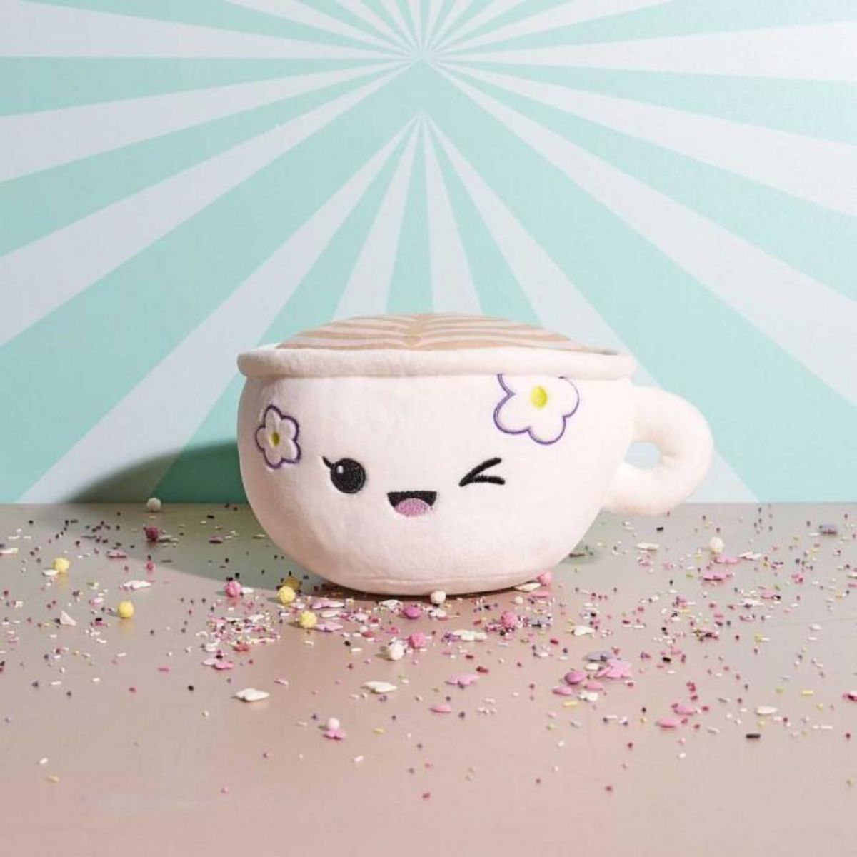 Paris Prix Peluche Enfant Tasse à Café  Kawaii  18cm Blanc