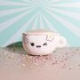 Voir la diapositive 5 : Paris Prix Peluche Enfant Tasse à Café  Kawaii  18cm Blanc