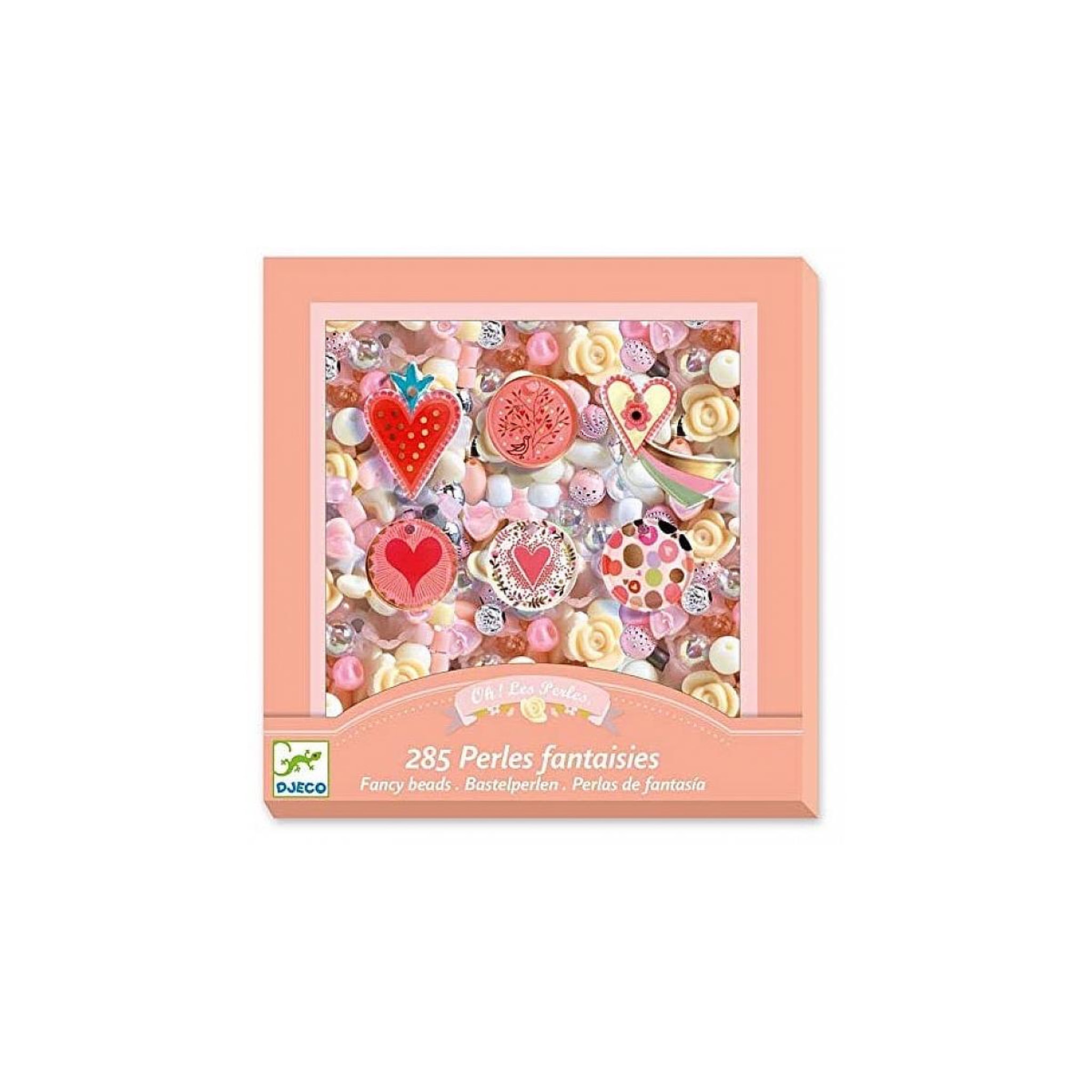 Djeco Perles fantaisies theme coeur
