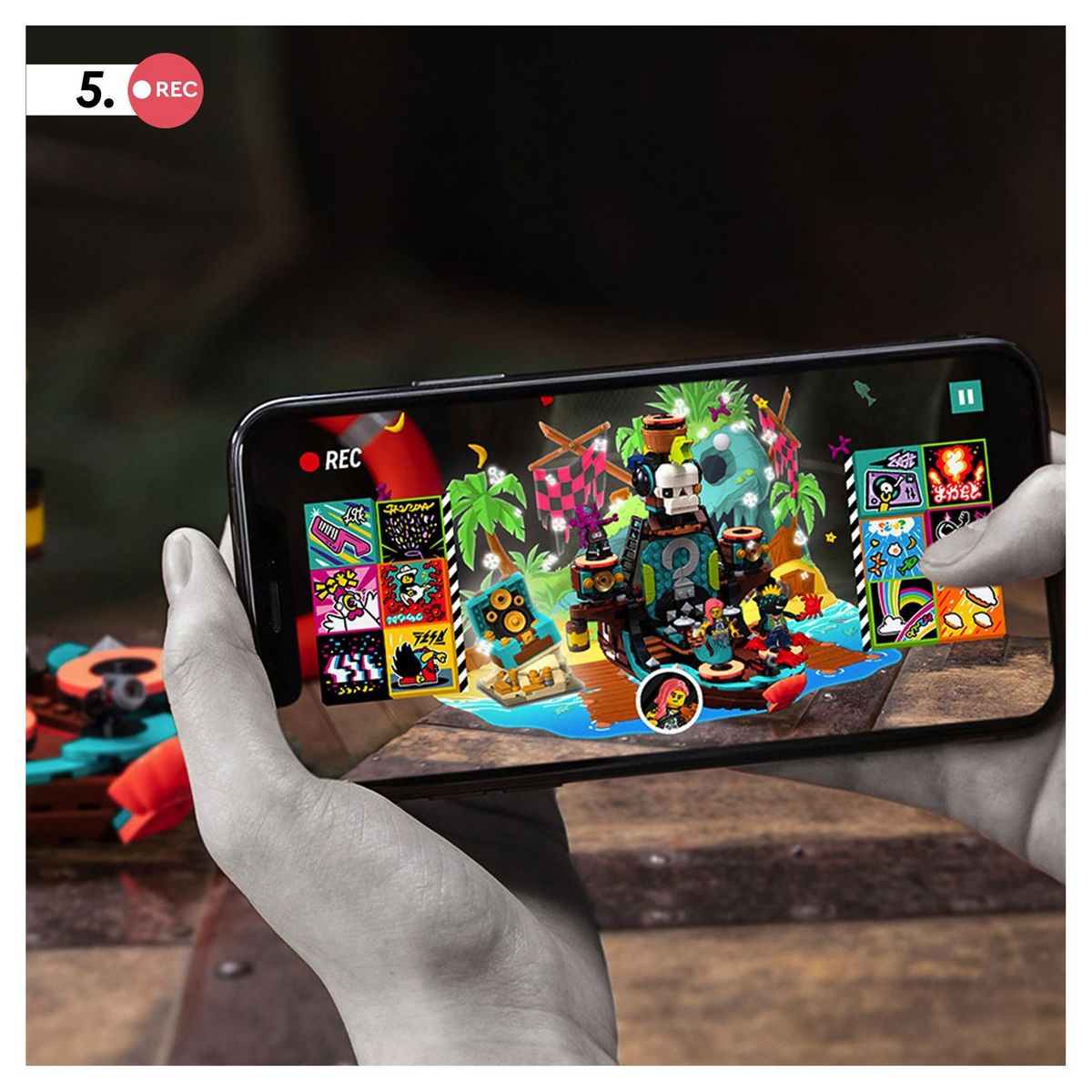 LEGO VIDIYO 43114 - Punk Pirate Ship BeatBox Music Video Maker dès 8 ans