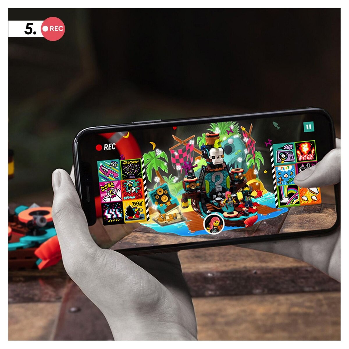 LEGO VIDIYO 43114 - Punk Pirate Ship BeatBox Music Video Maker dès 8 ans