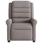 Voir la diapositive 5 : VIDAXL Fauteuil de massage inclinable electrique Taupe Tissu