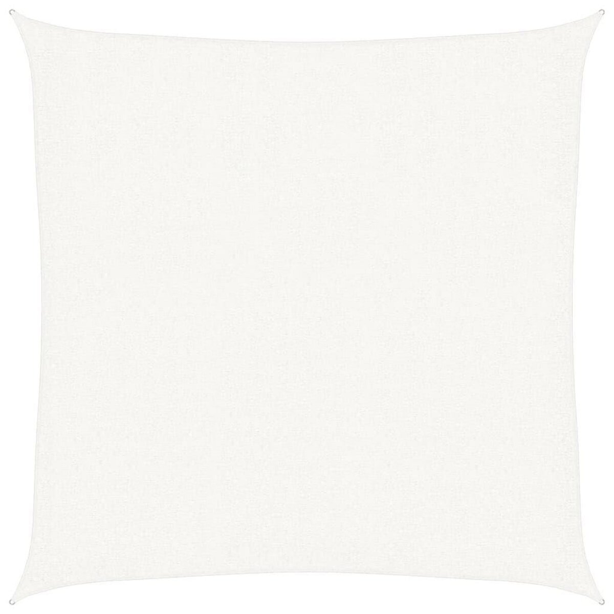 VIDAXL Voile d'ombrage 160 g/m^2 Blanc 3x3 m PEHD