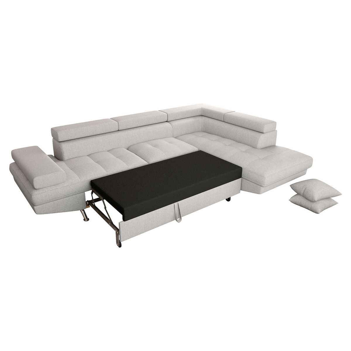 Canapé d'angle droit convertible 4 à 5 places CHICAGO