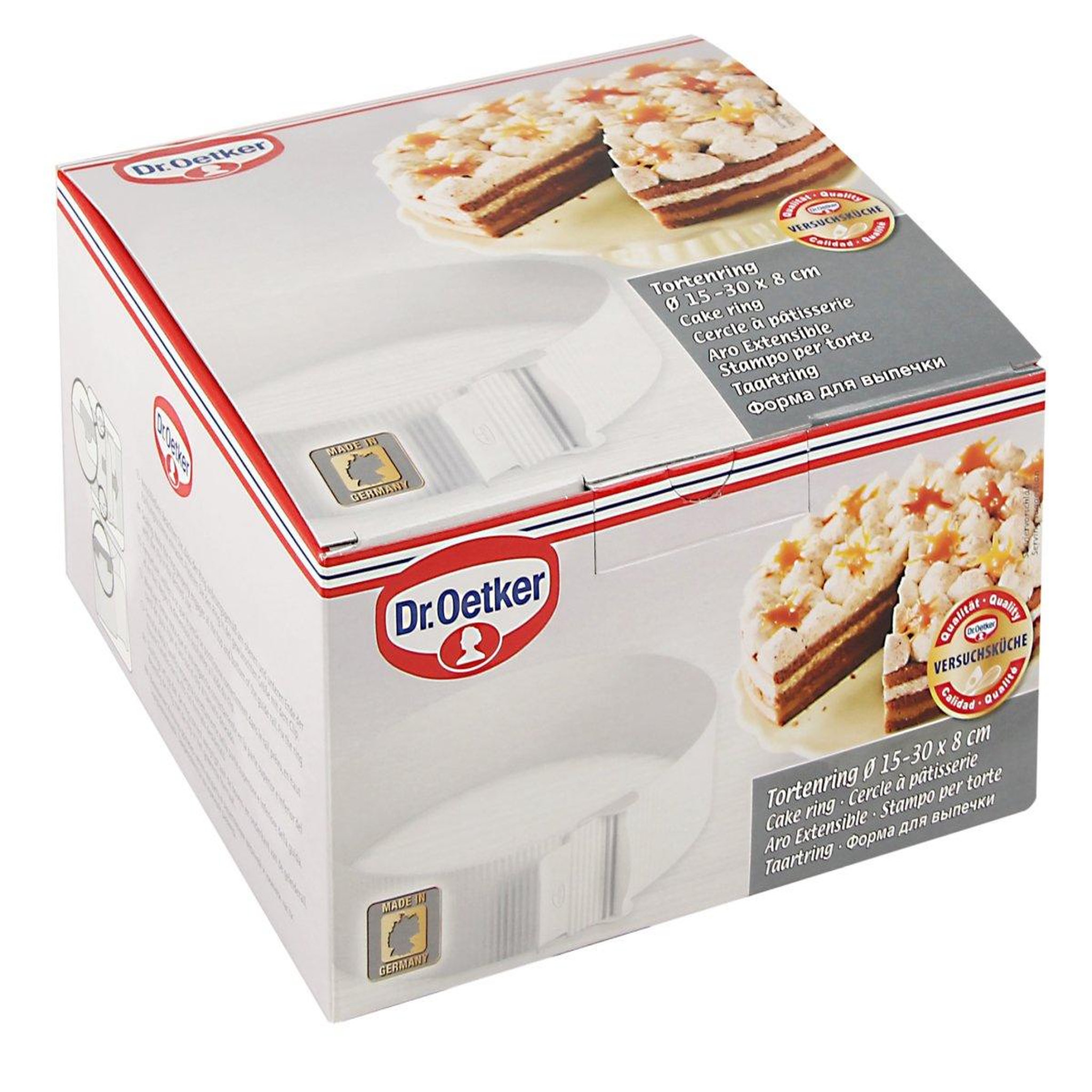 Voir la diapositive 6 : DR.OETKER Cercle de pâtisserie en plastique réglable de 15 à 30 cm dr. Oetker baker edition
