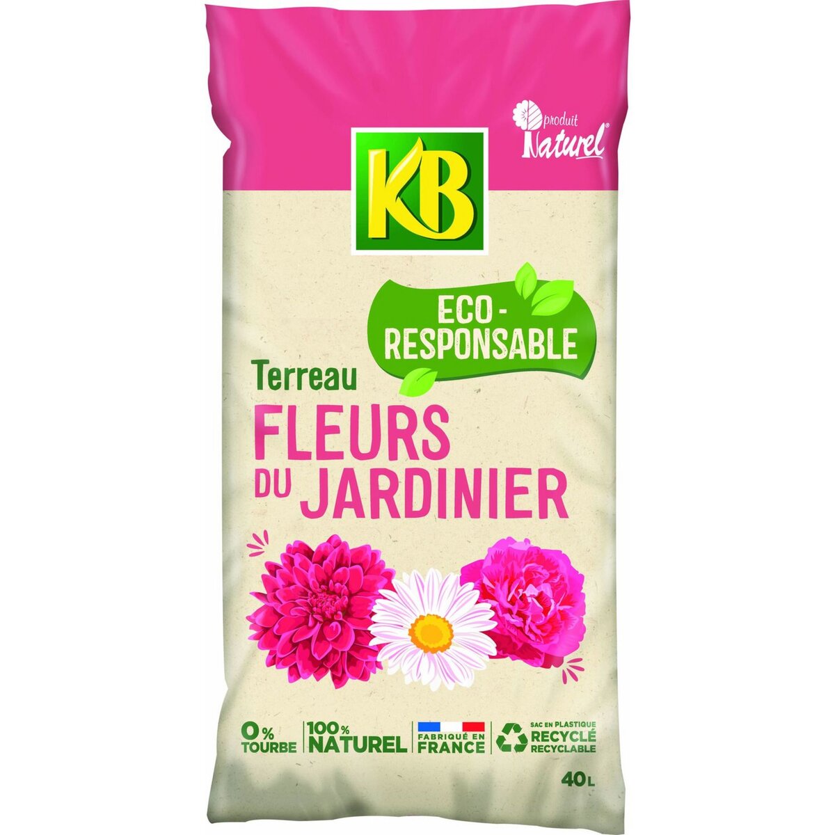 KB Terreau pour fleur jardinier