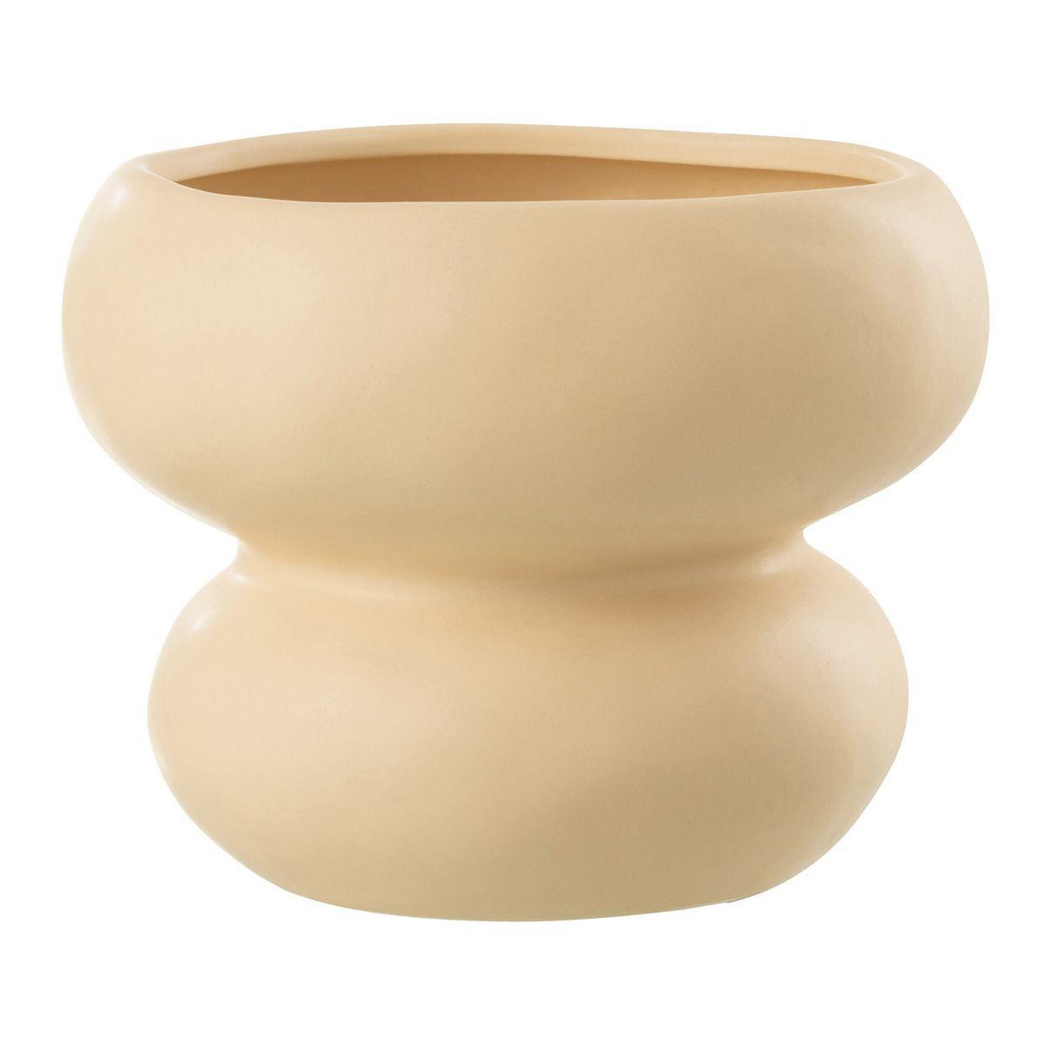 J-LINE Cache-Pot en Porcelaine  Ryan  19cm Rose