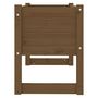 Voir la diapositive 5 : VIDAXL Jardiniere Marron miel 78x40x52 cm Bois massif de pin