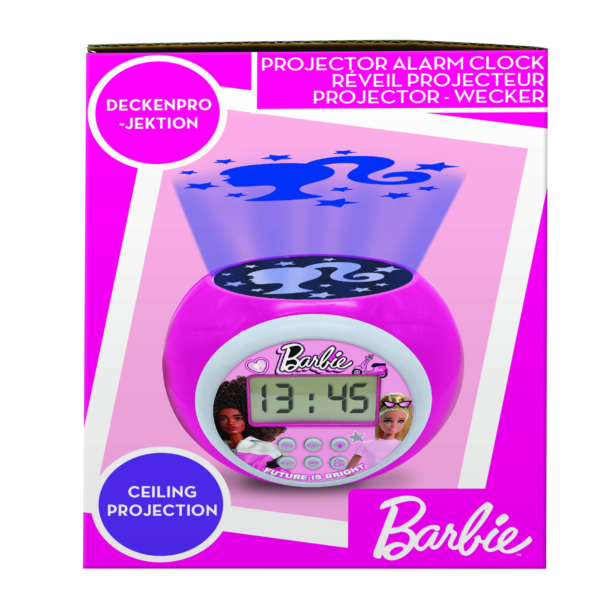 Voir la diapositive 6 : Lexibook Réveil Projecteur Barbie