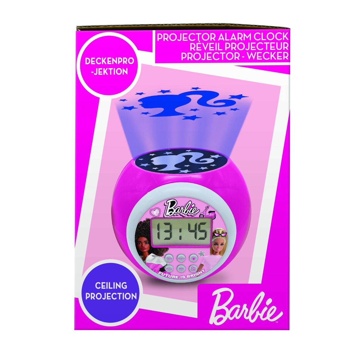 Lexibook Réveil Projecteur Barbie