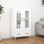 Voir la diapositive 1 : VIDAXL Buffet haut Blanc 70x31x115 cm Bois d'ingenierie