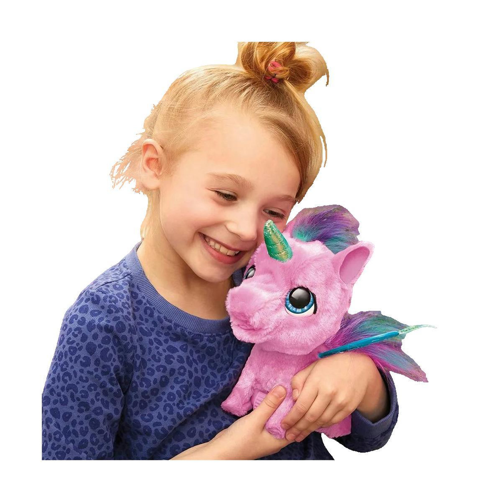 Voir la diapositive 2 : HASBRO Peluche interactive Hasbro Furreal Friends Fly-a-lots Alicorn multicolore