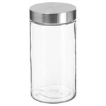 FIVE Bocal en Verre  Guy  1,7L Transparent & Argent