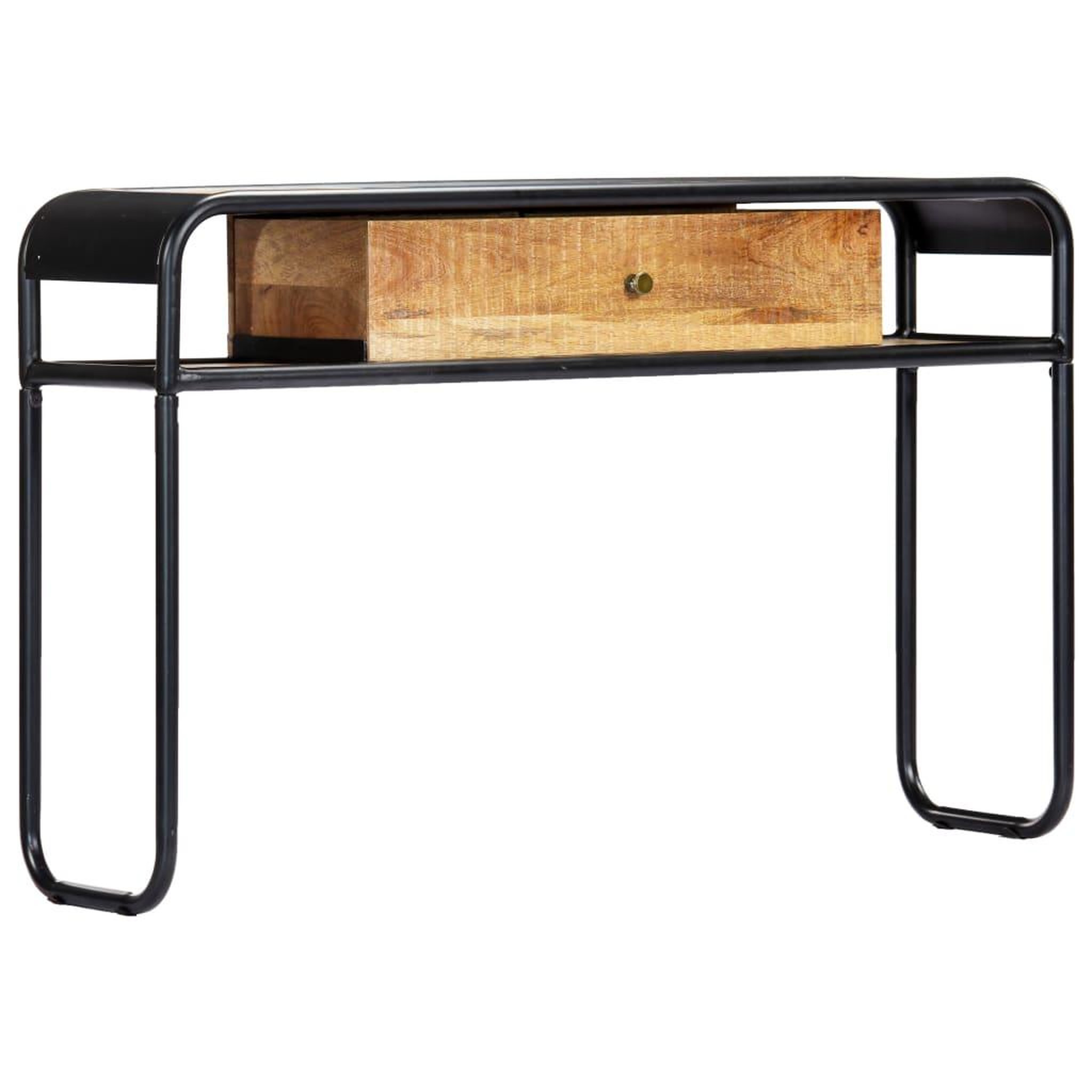 Voir la diapositive 1 : VIDAXL Table console 118 x 30 x 75 cm Bois de manguier massif