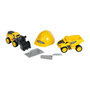 Voir la diapositive 3 : Klein Jouet de chantier - KLEIN - Set de chantier Volvo Power avec casque, 5 pieces - Plastique de grande qualité, tres résistant.