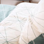 Voir la diapositive 2 : Home collection Parure housse de couette 100%coton bio 57fils milo
